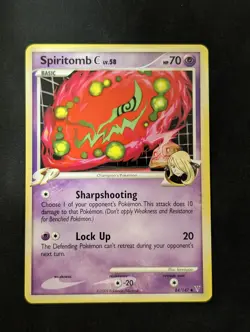 Spiritomb 84/147 2009 Supreme Victors Set Pokemon Card TCG Non Holo Uncommon - Image 1