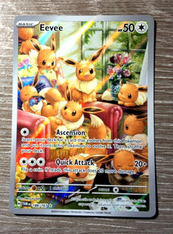 Eevee 188/167 Twilight Masquerade 2024 TWM IR Holo Pokemon Card TCG Pokemon - Image 2