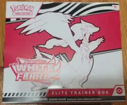 Pokemon TCG Scarlet & Violet White Flare Elite Trainer Box ETB NEW (Minor Tear) - Image 1