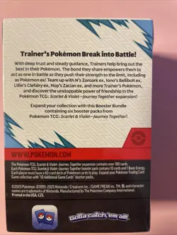 POKEMONS JOURNEY TOGETHER BOOSTER BUNDLE, HANGER PACK JOURNEY TOGETHER 🔥🔥🔥 - Image 4