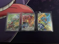 Pokemon TCG First Partner Illustration Collection Series 1 Kanto GEN 1 Starters - Image 1