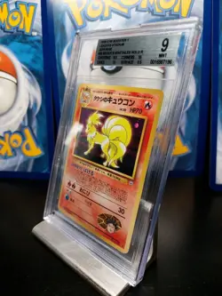 1998 Brock's Ninetales #38 Holo (SWIRL) BGS 9 Pokemon Japanese Gym Challenge - Image 2