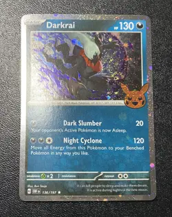Darkrai 136/197 Cosmo Holo with Swirl - Trick Or Trade 2024Pokemon TCG - NM - Image 2