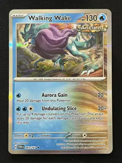 Walking Wake Twilight Masquerade 063/167 Holo Rare Pokemon🔥50% Store Sale 🔥 - Image 1