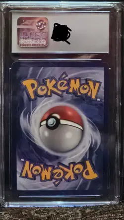 CGC 10 Gem MintTeam Rocket's Meowth 2000 Blk Star Promo Pokemon League Eng. - Image 2