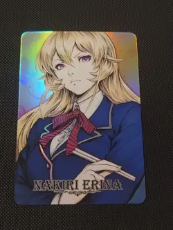 Anime Holo Waifu Card - Cardass Masters - Shokugeki No Soma - Nakiri Erina - Image 1