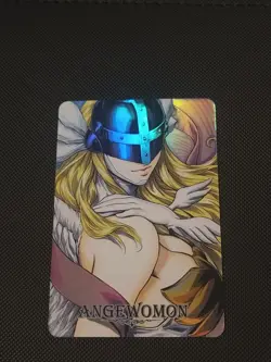Anime Holo Waifu Card - Cardass Masters - Digimon - Angewomon - Image 1