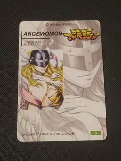 Anime Holo Waifu Card - Cardass Masters - Digimon - Angewomon - Image 2