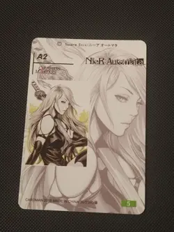 Anime Holo Waifu Card - Cardass Masters - Nier Automata - A2 - Image 2