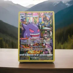 Pokemon TCG Gengar TG06/TG30 Lost Origin Trainer Gallery SWSH Binder Card Crease - Image 1