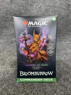 MTG: Squirreled Away Bloomburrow Commander Deck, Sealed Box is Worn - Image 1