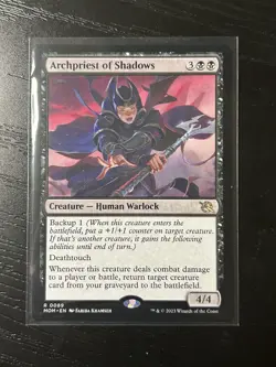 MTG Archpriest of Shadows March of the Machine Regular - Image 1