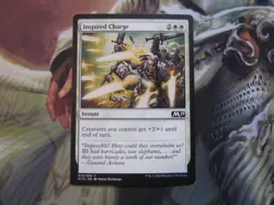 Dwarven Priest x4 and Inspired Charge 4x, M19 White MTG - Image 3