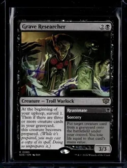 Grave Researcher - 85 - SOS - NM - MTG Magic the Gathering - Image 1