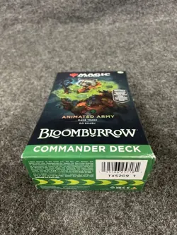 MTG: Animated Army Bloomburrow Commander Deck, Sealed Box is Worn - Image 4