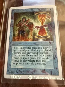 Timetwister Magic: The Gathering Sorcery Blue Regular English Wizards Mark Tedin - Image 1