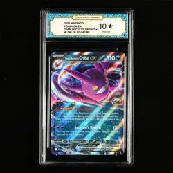 TQG 10 PRISTINE 2025 Pokemon ENG Team Rocket's Crobat ex #I DRI EN 122/182 RR - Image 2