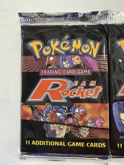 Full Art Set Team Rocket Pokemon Card Booster Packs (New Sealed) 4 Packs 742818061742 - Image 2