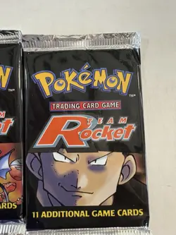 Full Art Set Team Rocket Pokemon Card Booster Packs (New Sealed) 4 Packs 742818061742 - Image 5