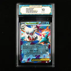 TQG 10 GEM MINT 2025 Pokemon ENG Mega Abomasnow ex #I MEG EN 036/132 RR - Image 1