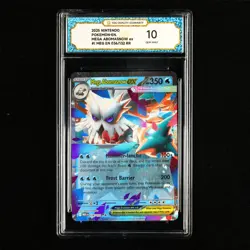 TQG 10 GEM MINT 2025 Pokemon ENG Mega Abomasnow ex #I MEG EN 036/132 RR - Image 2