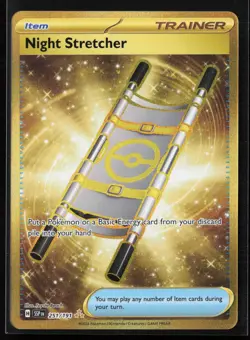Night Stretcher 251/191 Gold Hyper Rare Surging Sparks Pokemon NM - Image 1