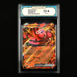 TQG 10 PRISTINE 2025 Pokemon ENG Oricorio ex #I PFL EN 018/094 RR - Image 1