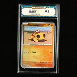 TQG 9.5 Mint+ 2025 Pokemon ENG Hippotas #H PRE EN 052/131 C - Image 2