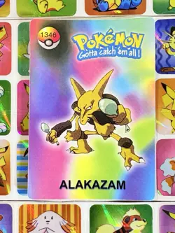 Pokemon Flareon Vintage Pocket Monsters Vending HOLO Prism Sticker 99 Nintendo - Image 5