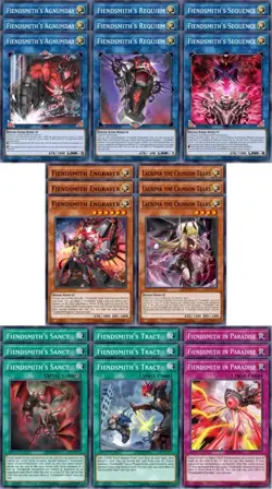 24 Card Fiendsmith Deck Core MP25 Ship 9/5/25 or Earlier Mega Tin 2025 - Image 1