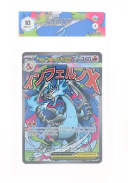 Pokemon Mega Charizard X EX - 023 Collezione Mega Charizard - GRAAD 10 ITA 2025 - Image 1