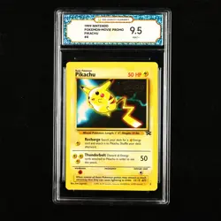 TQG 9.5 MINT+ 1999 Pokemon ENG Pikachu #4 Promo - Image 1