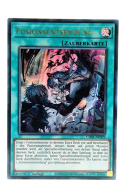 YuGiOh! CH01 - DE029 Fusionsentsendung - Ultra Rare deutsch - Image 1