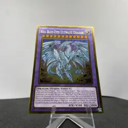 Yugioh Neo Blue-Eyes Ultimate Dragon MVP1-ENG01 1. Edition Gold Rare NM - Image 5