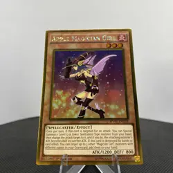 Yugioh Apple Magician Girl MVP1-ENG15 1. Edition Gold Rare Near Mint - Image 4