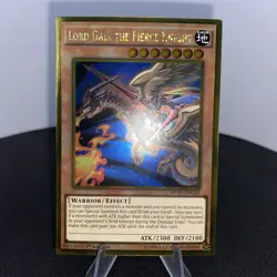 Yugioh Lord Gaia The Fierce Knight MVP1-ENG50 1. Edition Gold Rare NM - Image 2