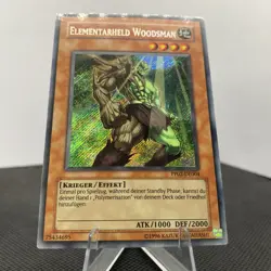 Yugioh Elementarheld Woodsman PP02-DE004 Secret Rare NM/EXZ Foilbleed - Image 4