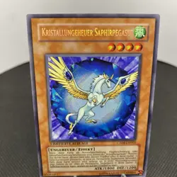 Yugioh Kristallungeheuer Saphirpegasus CT04-DE002 Secret Rare Exzellent - Image 3