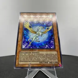 Yugioh Kristallungeheuer Saphirpegasus CT04-DE002 Secret Rare Exzellent - Image 5