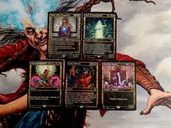 MTG 5 Streets of New Capenna Rare SHOWCASE Cards Inc Gilded FOIL NM English - Image 1