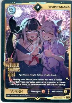 Gamer Supps VCard Vtuber Awards 2024 Promo Card 001 - Womp Snack - ART 9 - Image 1