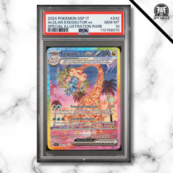 Pokemon Card Italian - Exeggutor di Alola 2024 #242 - Surging Sparks - PSA 10 - Image 1