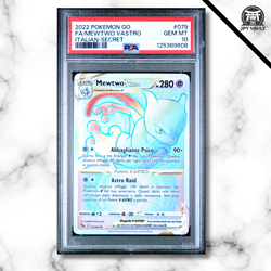 Pokemon Card Italian - Mewtwo V Astro Alt Art #079 2022 - Pokemon Go - PSA 10 - Image 1