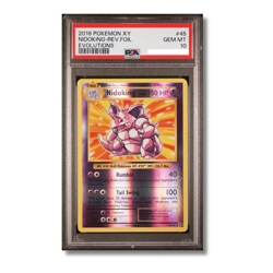 Pokemon Card English - Nidoking Reverse Foil #045 2016 - XY Evolutions - PSA 10 - Image 2