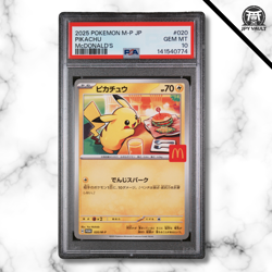 Pokemon Card Japanese - Pikachu #020 - McDonald's Promo M-P - PSA 10 - Image 1