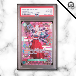 One Piece Card Japanese - Yamato Alt Art #OP01-121 - OP05 Awakening - PSA 10 - Image 1