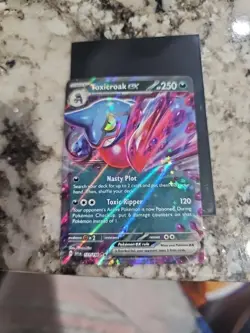 Toxicroak ex 131/198 NM Scarlet and Violet Pokemon Card - Image 1