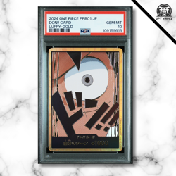 One Piece Card Japanese - Don!! (PRB Luffy) (V.3) - PRB01 The Best - PSA 10 - Image 1