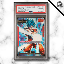 Dragon Ball Card English - Son Goku Leader #FB01-001 - PSA 10 - - Image 1