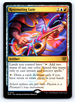 Resonating Lute - Secrets of Strixhaven - MTG - Image 1